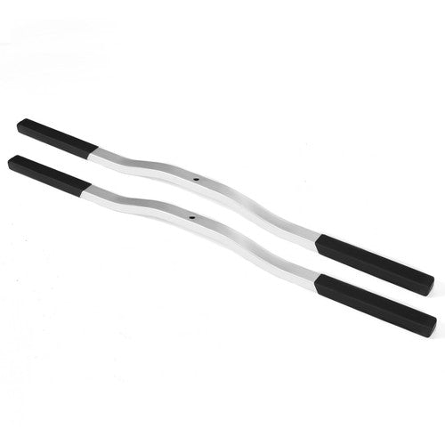 Solid Spare Universal 2PCS Snowmobile Trailer ski Tie Down Hold Down Bars W/Black Boots