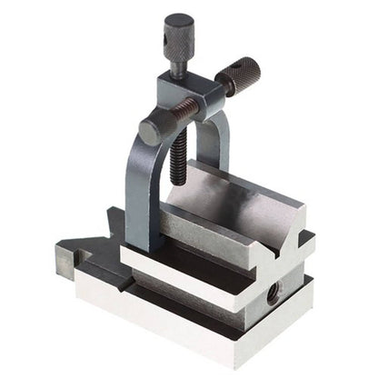 Solid Spare Percision 3-1/2" x1-7/8" x1-7/8" Angle V-Block W/ Clamp Set Accuracy 0.0003"