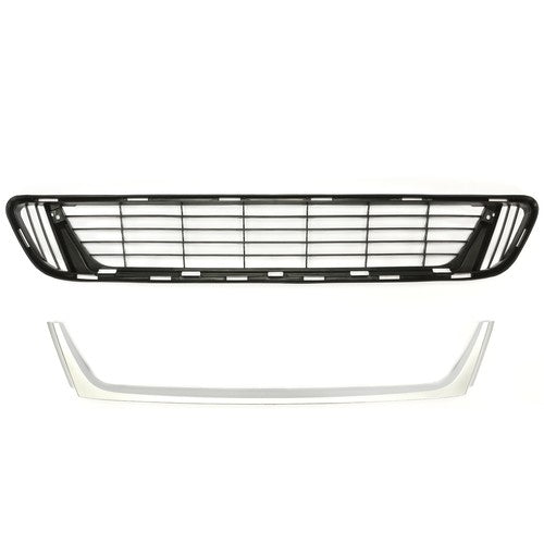 Solid Spare Upper & Lower Grille + Grille Molding For Toyota Venza 2013 2014 2015 2016