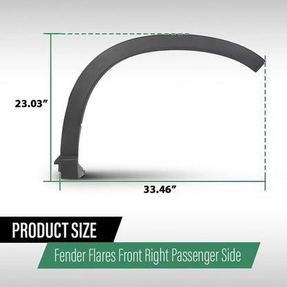 Solid Spare Fit For 2019-2021 Subaru Forester Front Right Fender Flare Wheel Arch Molding