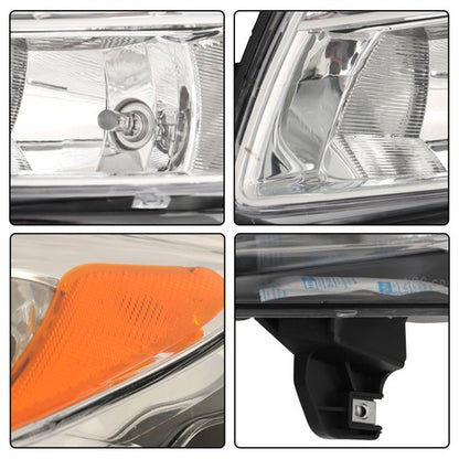Solid Spare For Buick Regal 2011 2012 2013 Right+Left Side Halogen Headlights Assembly Clear