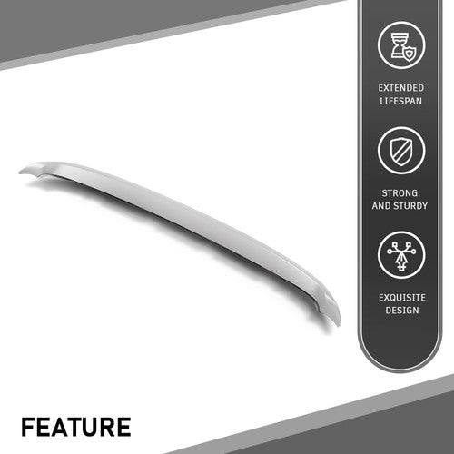 Solid Spare Air Dam Deflector Lower Valance Apron Front Silver Fit For 2015-2018 Ford Edge