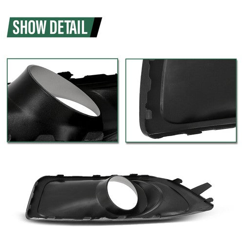 Solid Spare Front Bumper Fog Light Bezel Lamp Trim Right Fit For 2010-2012 Subaru Outback