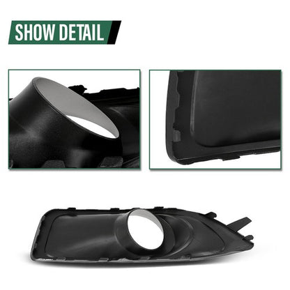 Solid Spare Front Bumper Fog Light Bezel Lamp Trim Right Fit For 2010-2012 Subaru Outback