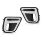 Solid Spare Fit For 2019 2020 2021 Subaru Forester Front Bumper Fog Light Trim Cover Bezel