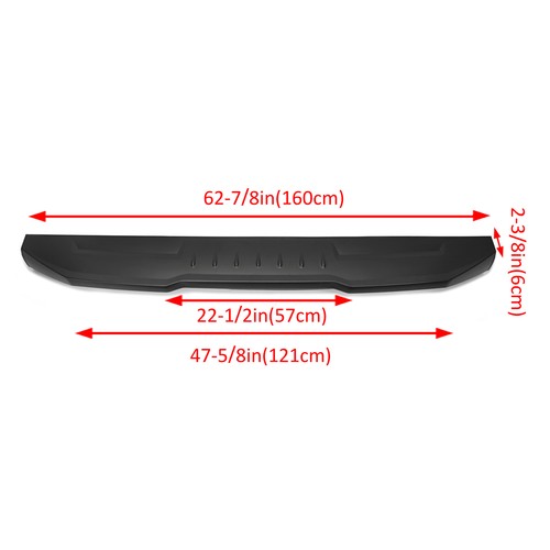 Solid Spare Rear Tailgate Spoiler For 09-21 Dodge Ram 1500 Classic 2500 Replace For CH06A16