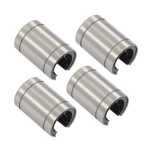 Solid Spare 4Pcs LM30UUOP Linear Ball Bearings Open Type 30mm × 45mm × 64mm Linear Bearing