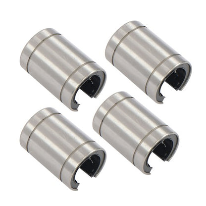 Solid Spare 4Pcs LM30UUOP Linear Ball Bearings Open Type 30mm × 45mm × 64mm Linear Bearing