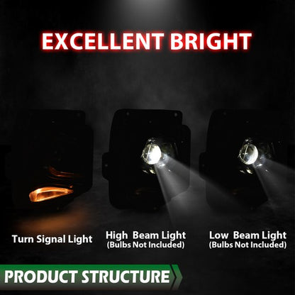 Solid Spare Fit For 19-21 Chevy Blazer HID/Xenon Headlight Headlamp Passenger Right Side