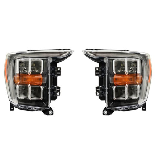 Solid Spare LED Housing Fit For 2021-2022 Ford F150 pickup Left+Right Headlights Replacement
