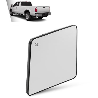 Solid Spare Fit For 08-16 Ford F250 F350 F450 Super Duty Upper Heated Tow Mirror Glass Left