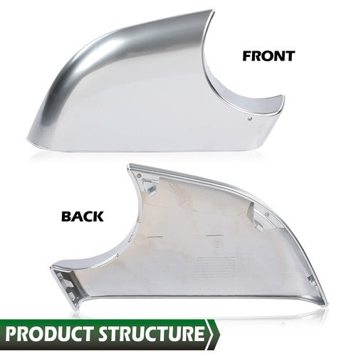 Solid Spare Fit For 2017-2022 Tesla Model 3 Right Side Door Mirror Cover Lower Holder Silver