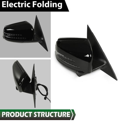 Solid Spare Fit For 2014-2018 Mercedes-Benz CLA250 CLA45 Mirror Heated Blind Spot Right Side