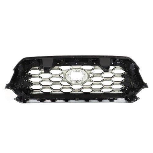Solid Spare Replacement Front Bumper Upper Grille Matte Black For Toyota Tacoma 2016-2022