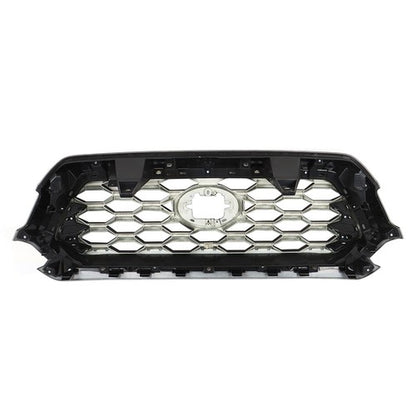 Solid Spare Replacement Front Bumper Upper Grille Matte Black For Toyota Tacoma 2016-2022