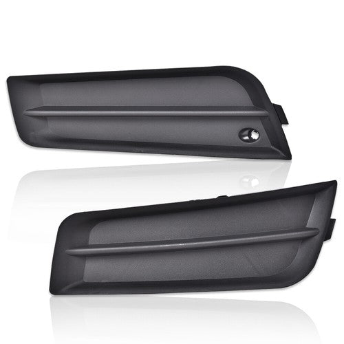 Solid Spare Front Bumper Insert Fog Light Cover Left+Right Fit For 2011-2014 Chevrolet Cruze