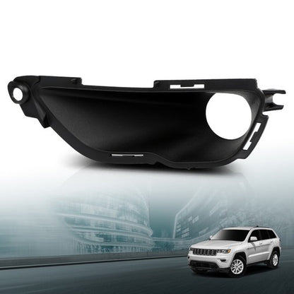 Solid Spare Bumper Fog Light Bezel Lamp Trim Left Side Fit For 16-22 Jeep Grand Cherokee