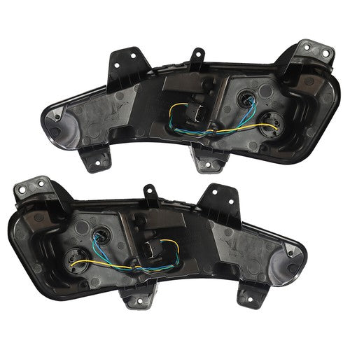 Solid Spare For Chevy Malibu 2019-2022 Bumper Turn Signal Lights W/LED DRL Fog Lamps RH&LH
