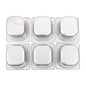 Solid Spare 6 Pack 6 Inch Deep Thickened 1/6 Size Stainless Steel Steam Table Pans