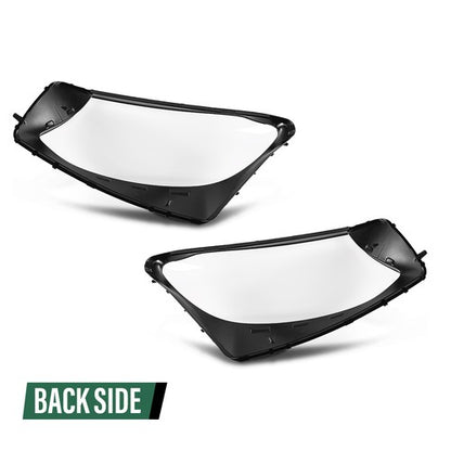 Solid Spare Fit For 2016-2019 Mercedes Benz GLC-Class W253 Headlight Replacement Lens LH RH