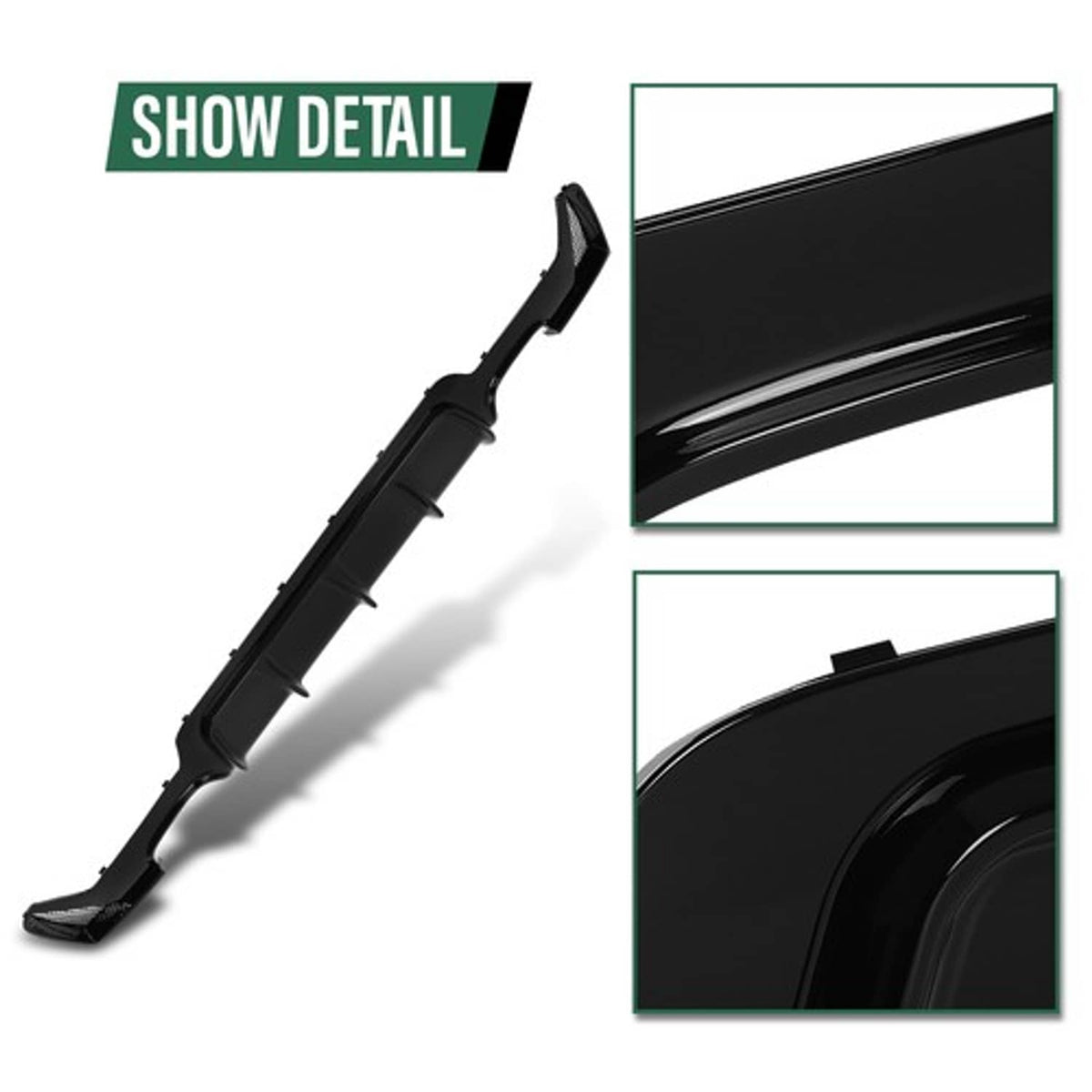 Solid Spare Rear Bumper Diffuser Quad Exhaust Fit For 14-20 BMW F32 F33 F36 4 Series M Sport