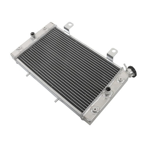 Solid Spare Aluminum Radiator For 2008-2013 09 10 11 Yamaha Rhino 700 YXR700F 1 Row with Cap