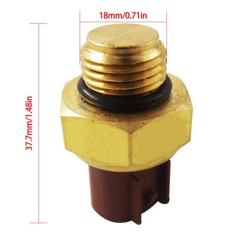 Solid Spare Fit For HiSun 19206-115-0000 Water Temperature Fan Switch Radiator Sensor US