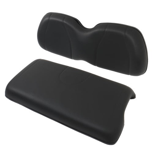 Solid Spare Black For Club Car 2004-2011 Precedent Golf Cart Front Seat Cushion & Backrest