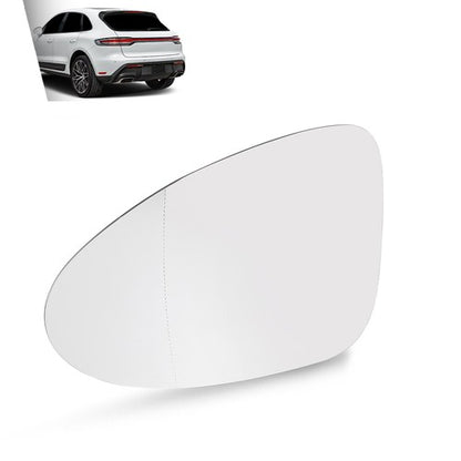 Solid Spare Left Side Mirror Glass Heated w/ Backing Plate Fit For 2015-2025 Porsche Macan