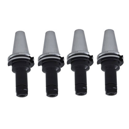 Solid Spare New CAT40-ER16 Collet Chucks W. 4" Long Gage Length---4 Chucks Tool Holder Set