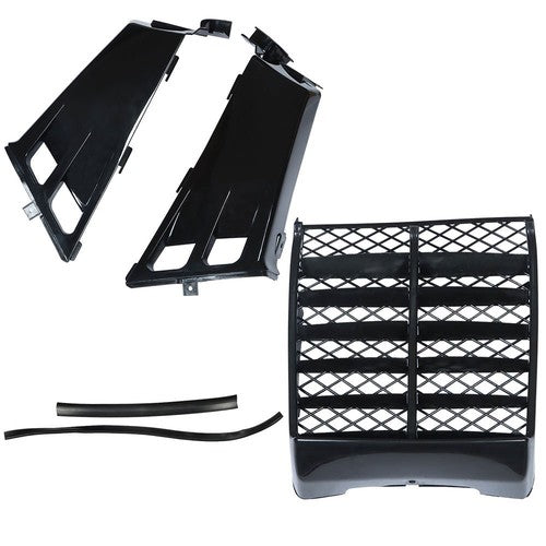 Solid Spare Radiator Cover Grill Gas Tank Side Covers Black For Yamaha Banshee 350 1987-2006