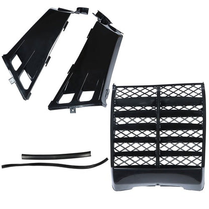 Solid Spare Radiator Cover Grill Gas Tank Side Covers Black For Yamaha Banshee 350 1987-2006