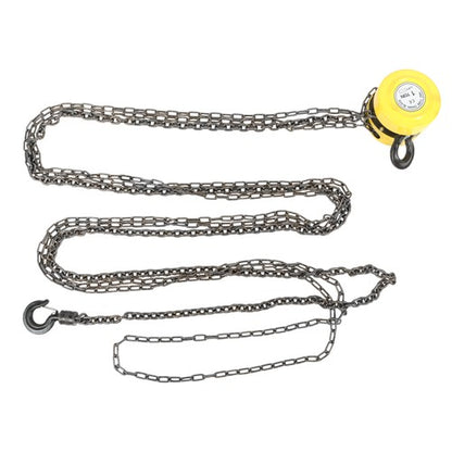 Solid Spare 1 Ton/2200lbs 15Ft / 4.5M Hand Chain Hoist Lift G60 Manual Hand Chain Block