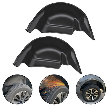 Solid Spare Fit For 2015 - 20 Ford F150 Rear Wheel Well Inner Mud Flap Splash Guards Liners
