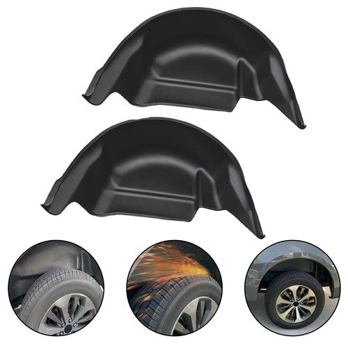 Solid Spare Fit For 2015 - 20 Ford F150 Rear Wheel Well Inner Mud Flap Splash Guards Liners
