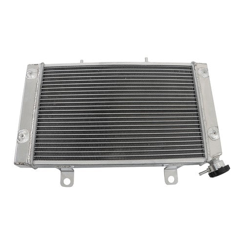 Solid Spare Aluminum Radiator For 2008-2013 09 10 11 Yamaha Rhino 700 YXR700F 1 Row with Cap