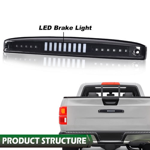 Solid Spare Fit For 2003-2006 Dodge Ram 2500 3500 LED Rear Center Tailgate Brake Light