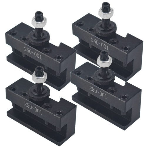 Solid Spare 4Pc OXA #1 250-001 Quick Change Turning Facing Tool Post Holder For Lathe CNC