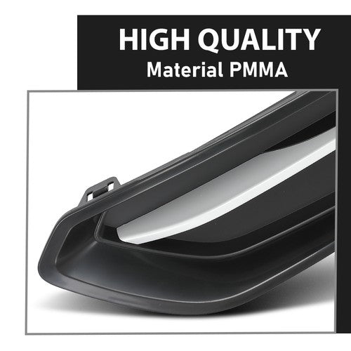 Solid Spare Fit For 14-21 BMW 228i 230i Front Bumper Fog Light Trim Cover Bezel Left Side