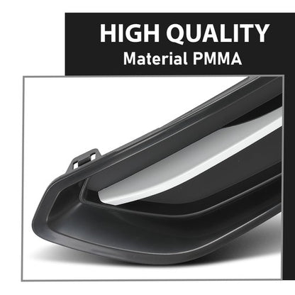 Solid Spare Fit For 14-21 BMW 228i 230i Front Bumper Fog Light Trim Cover Bezel Left Side