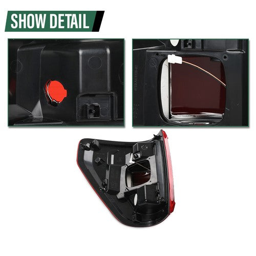 Solid Spare Fit For 2021-2023 Ford F-150 XLT w/ Blind Spot TaiL Light Brake Lamp Right Side