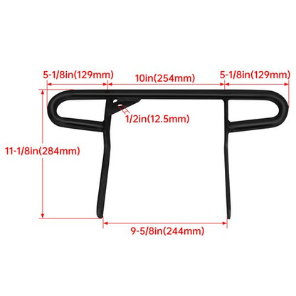 Solid Spare Rear Wide Grab Bar For Yamaha Raptor 660 660R 2001-2009 /Yamaha YFZ450 2004-2009