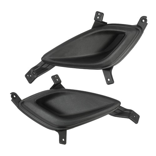 Solid Spare Fit For 2011-2013 Hyundai Elantra Front Bumper Insert Fog Light Cover Left+Right