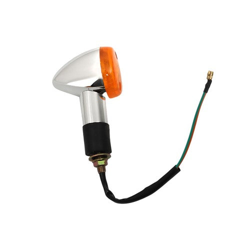 Solid Spare 2× Motorcycle Turn Signal Blinker Indicator for Honda Suzuki Yamaha Chrome