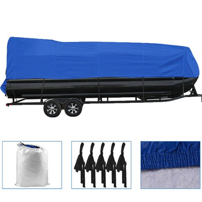Solid Spare 17-20Ft Boat Cover Pontoon Heavy Duty Rain Snow Dust Resistant Protection USA