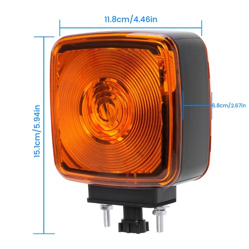 Solid Spare For GMC Topkick Chevrolet C4500 C5500 Kodiak 90-09 Turn Signal Light 15148648