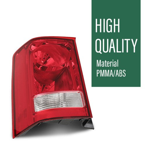 Solid Spare Fit For 2009-2015 Honda Pilot Tail Light Brake Lamp Assembly w/o Bulb Left Side