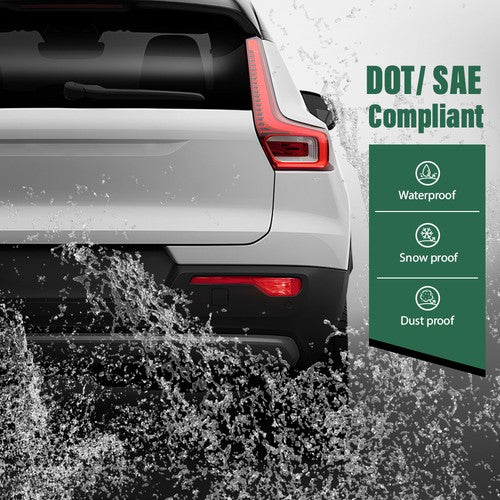 Solid Spare Fit For 18-22 Volvo XC40 Rear Bumper Reflector Light Without bulb Right Side RH