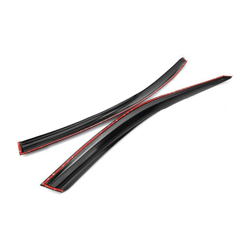 Solid Spare Window Visor Gear Fit For Honda Accord 2008-2012 4Door Sedan 3D Wavy 4PCS