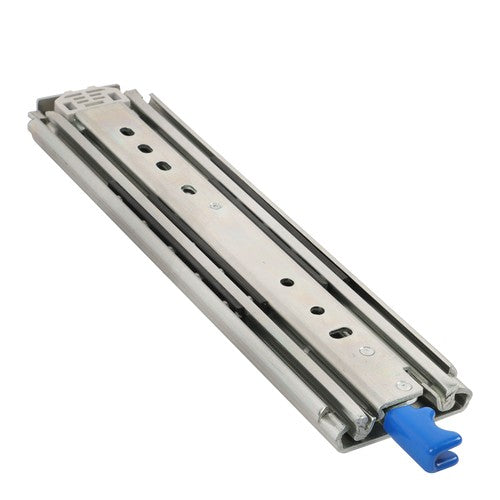 Solid Spare Locking Drawer Slides 12 Inch Full Extension & Lock 500 lb Load Capacity 2 PC